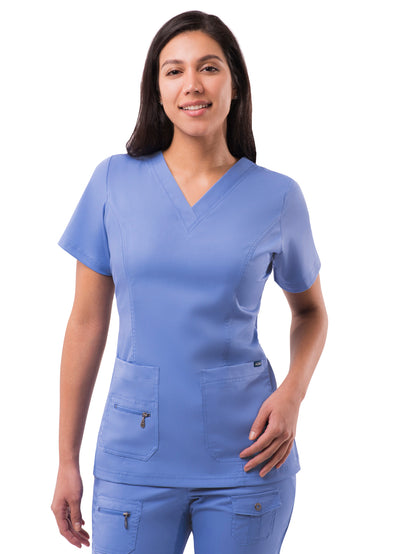 Women's Elevated V-Neck Scrub Top