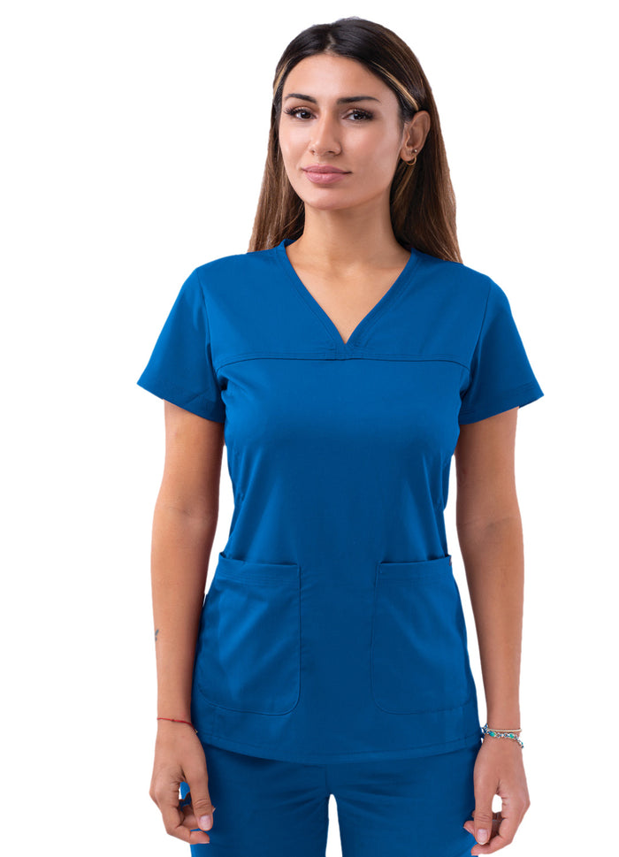 BARRY UNIVERSITY- Women's Sweetheart V-Neck Scrub Top