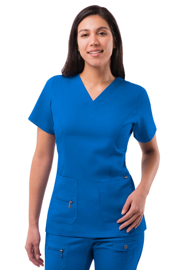 BARRY UNIVERSITY- Women's Elevated V-Nek Scrub Top
