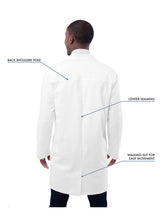 Unisex 36" Snap Front Lab Coat