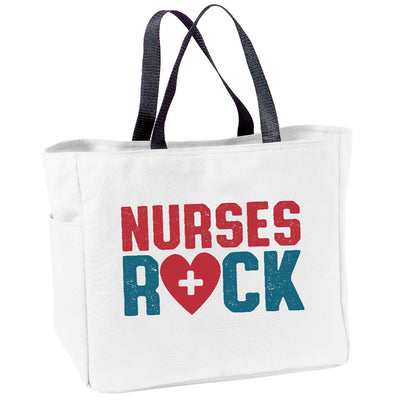 NURSES ROCK TOTE BAG