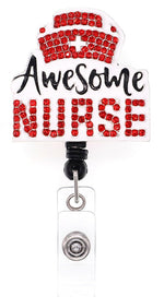 Awesome Nurse - Dazzle Badge Reel