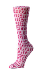 Breast Cancer Awareness Ribbons - Cutieful Compression Socks