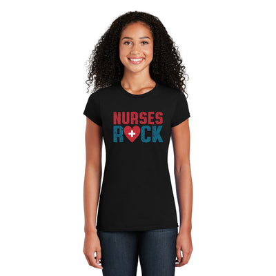 Nurses Rock - - Cotton Short Sleeve T-Shirt