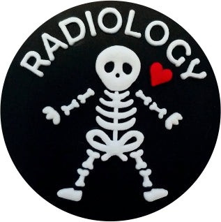 Iridescent Skull Marker Parker Xray Badge Buddy Radiology Badge Buddy Xray Marker  Parker Holographic Badge Skull Acrylic Badge 